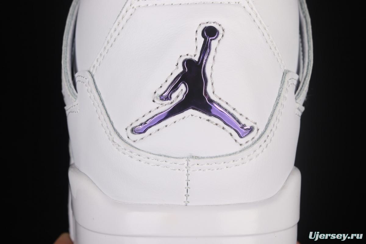 Air Jordan 4 Court Purple White and Purple head layer True Standard CT8527-115