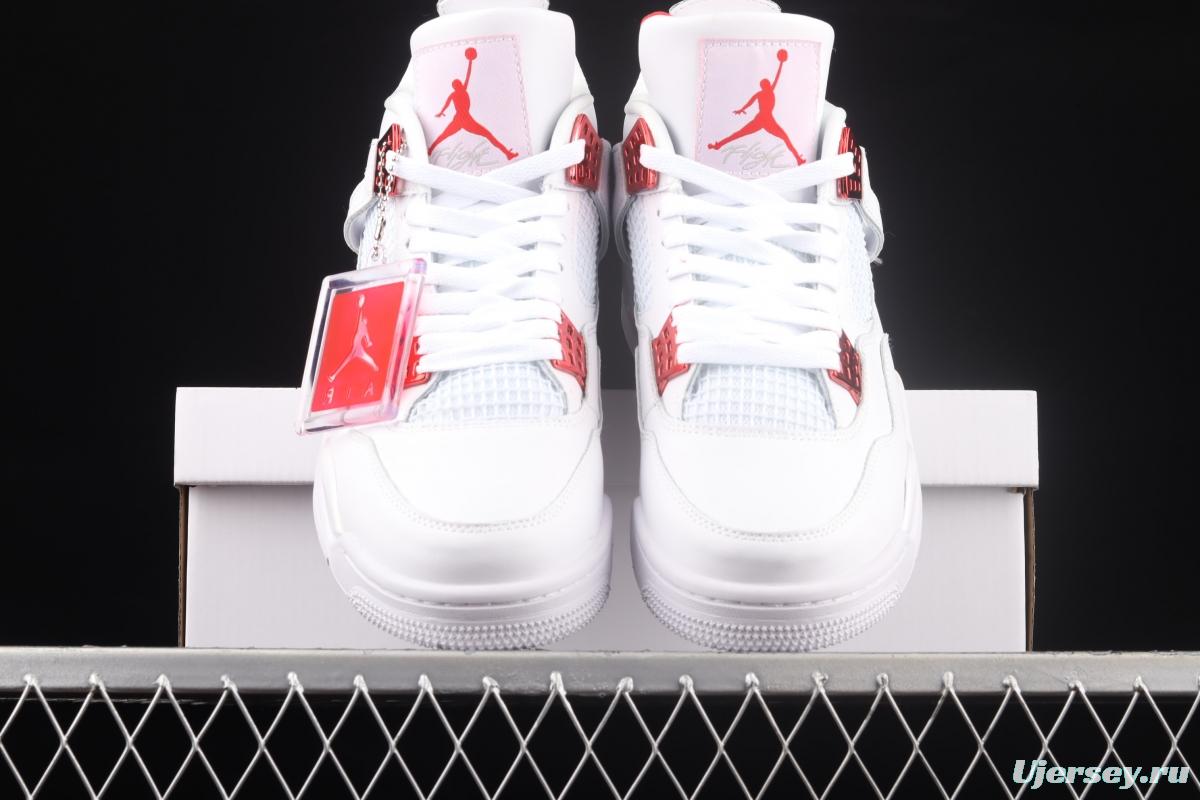 Air Jordan 4 Red Metallic White and Red CT8527-112