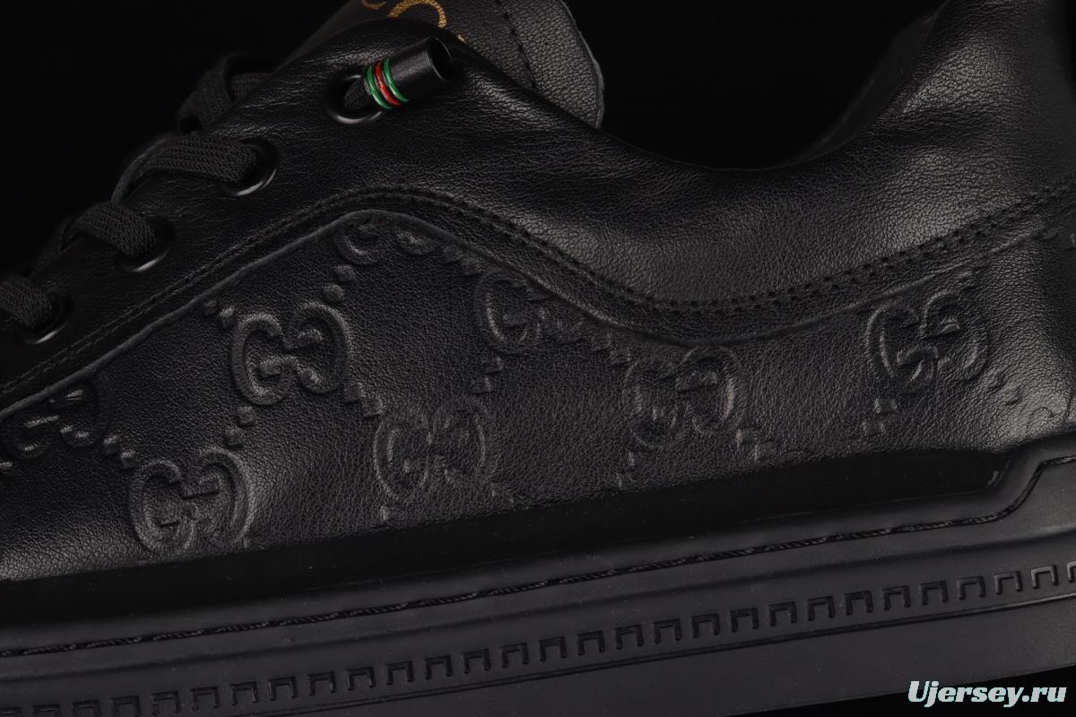 Gucci Screener GG High-Top Sneaker double G embossed leisure shoes series leisure board shoes 02JPO68302