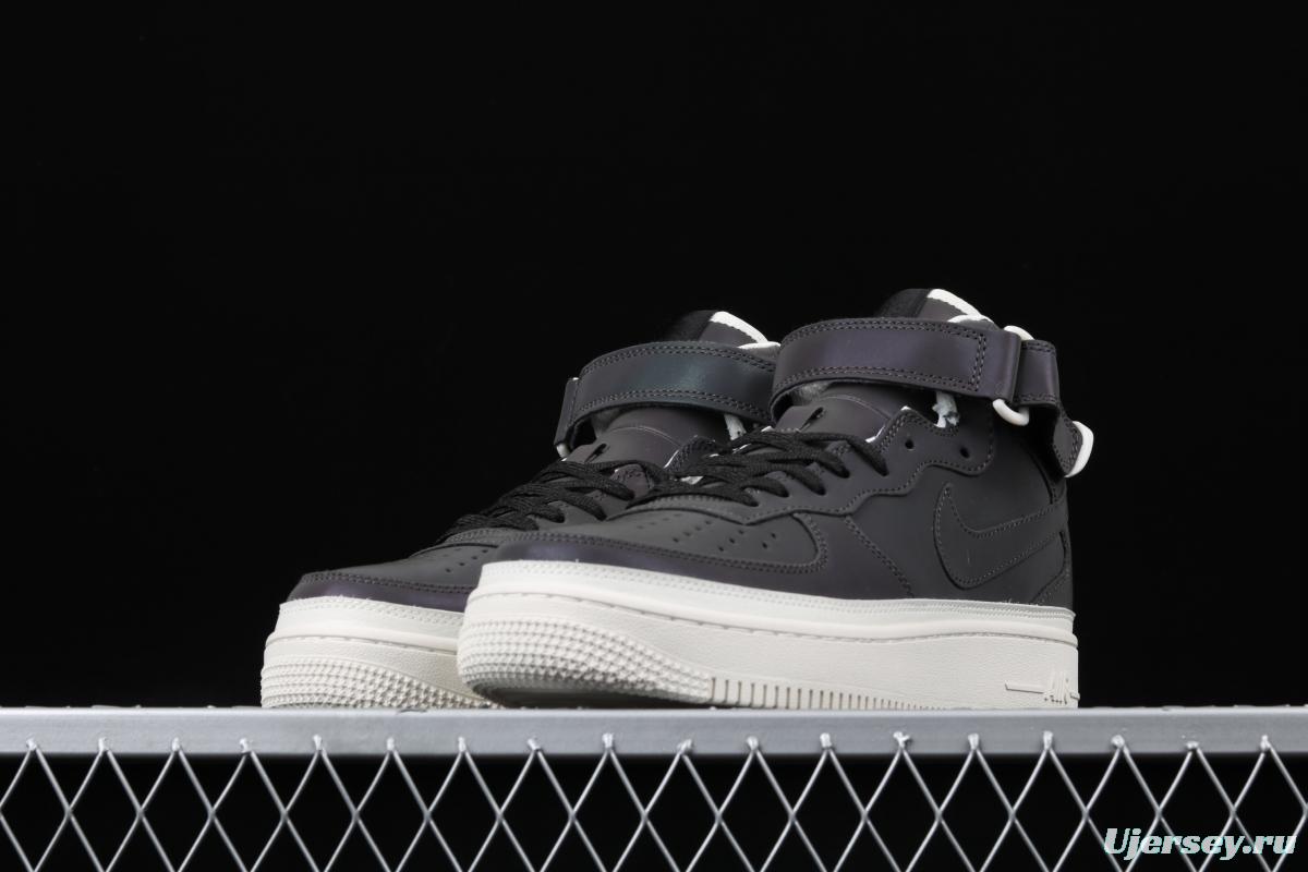 NIKE Air Force 1x 07 Mid chameleon medium top casual board shoes AT1118-600