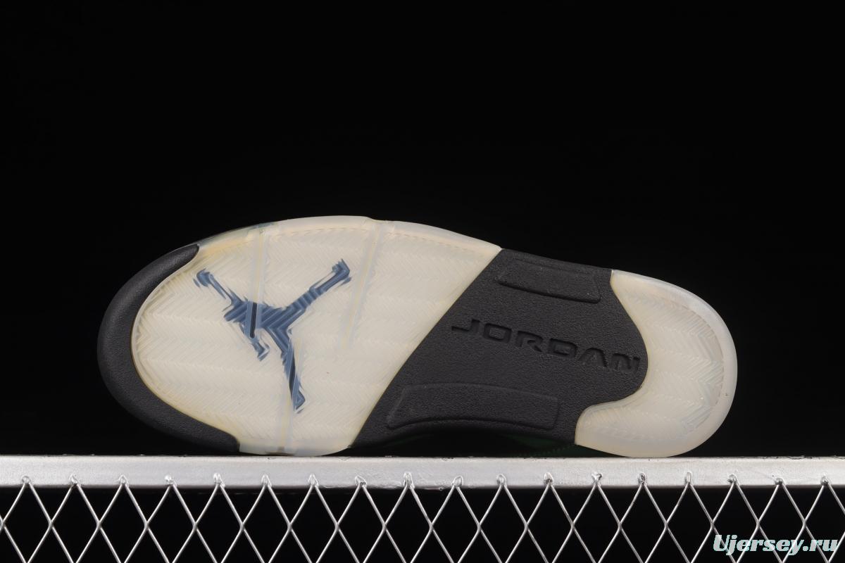Air Jordan 5 SE Oregon Ducks Oregon Apple Green CK6631-307
