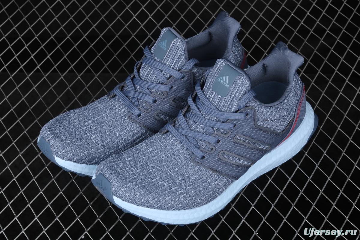 Adidas Ultra Boost 4.0G54002 Das fourth generation knitted striped water blue UB