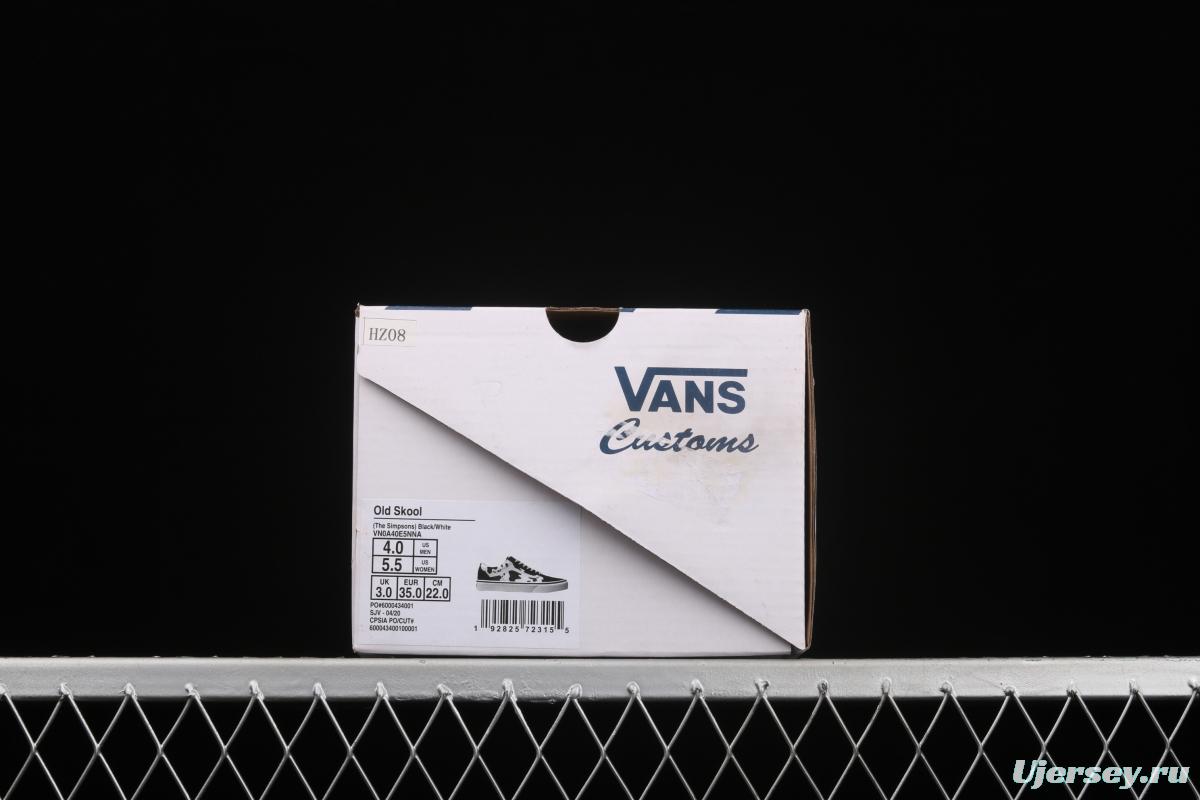 Vans Style 36 Decon SF GD overseas limited black cow graffiti vulcanized skateboard shoes VN0A40E5NNA