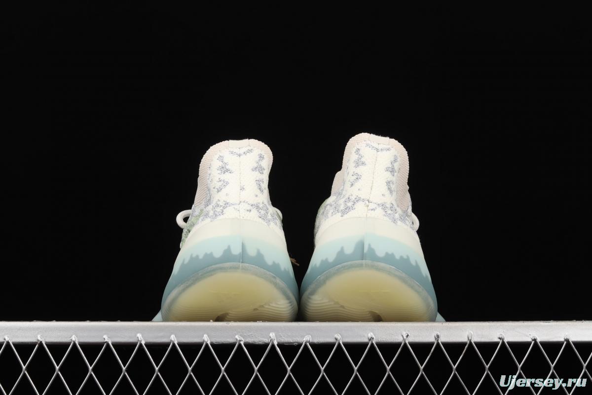 Adidas Yeezy 380 Alien Blue GW0304 Kanye jointly limited coconut 380 blue alien 3M reflective running shoes
