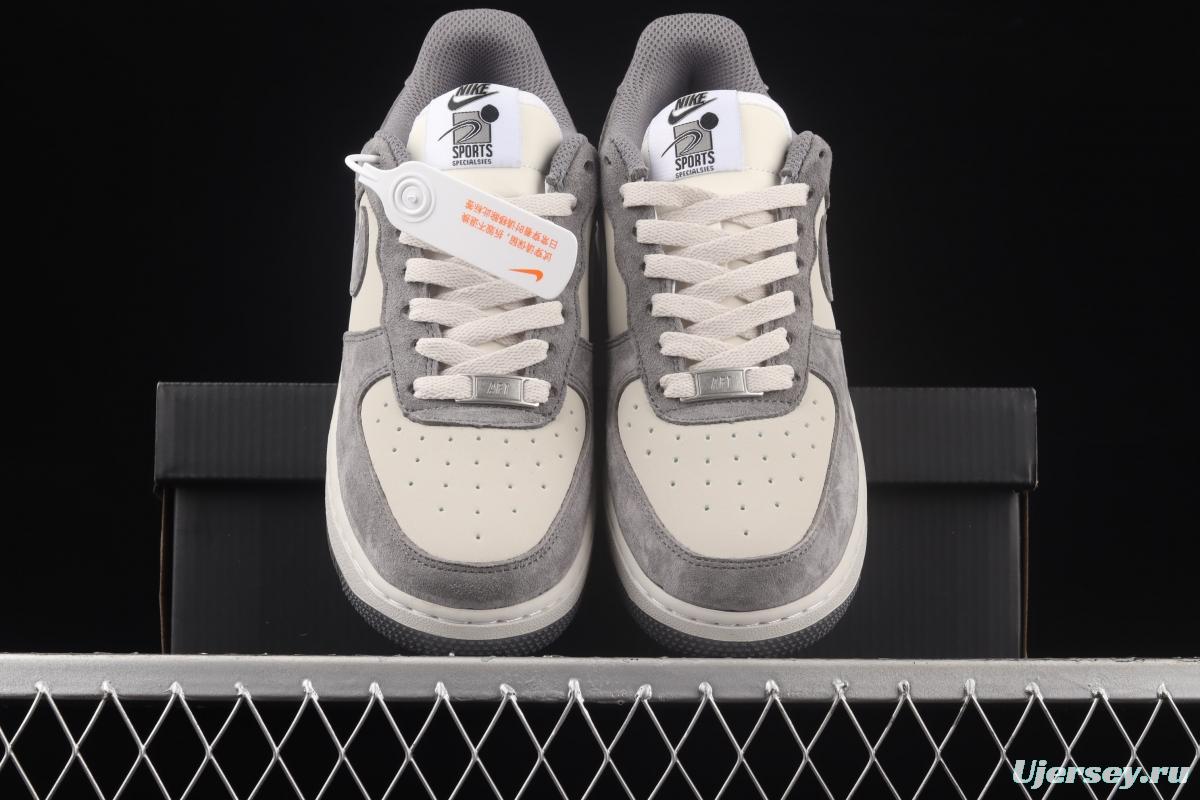 NIKE Air Force 11407 Low Wolf Grey 3M reflective low-top casual board shoes CW2288-866