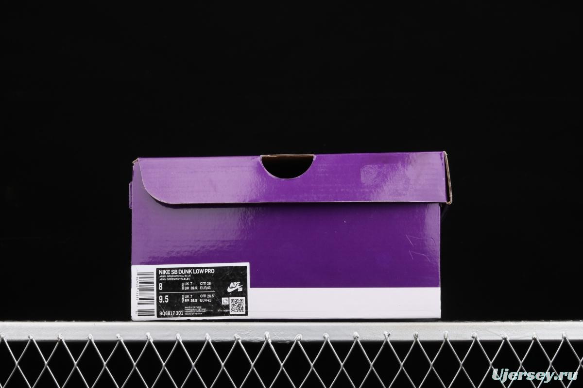 NIKE SB DUNK Low Prm SB buckle rebound fashion casual board shoes BQ6817-301