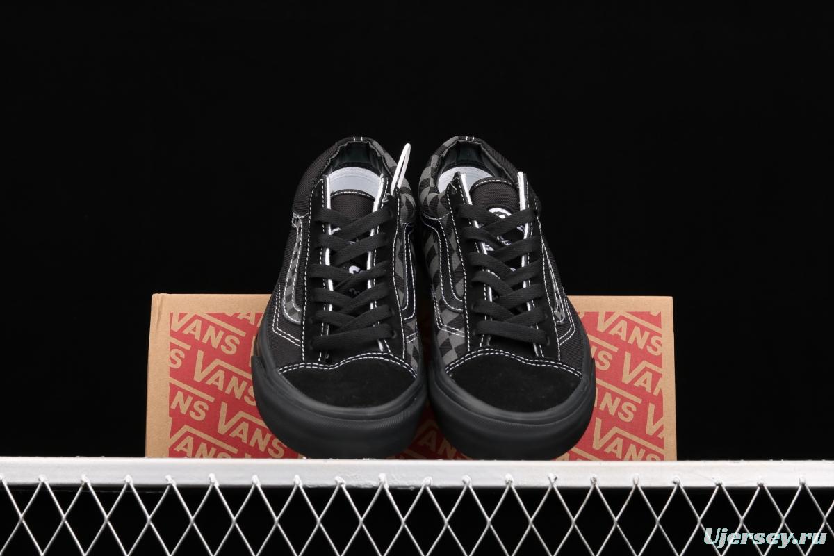 Vans X Se Bilkes Style 36 joint black low-top casual board shoes VN0A54F64YT