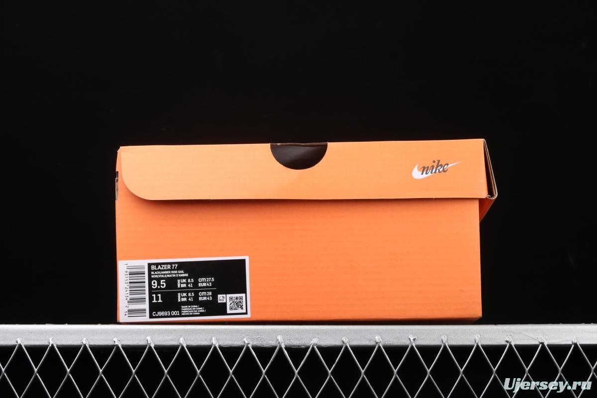 NIKE Blazer Mid '1977 Trail Blazers High-top Leisure Sports Board shoes CJ9693-001