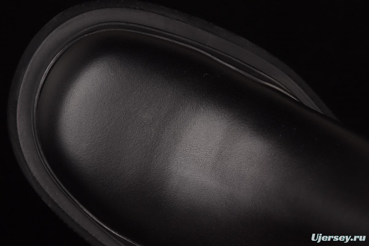Bottega Veneta high-top casual leather boots