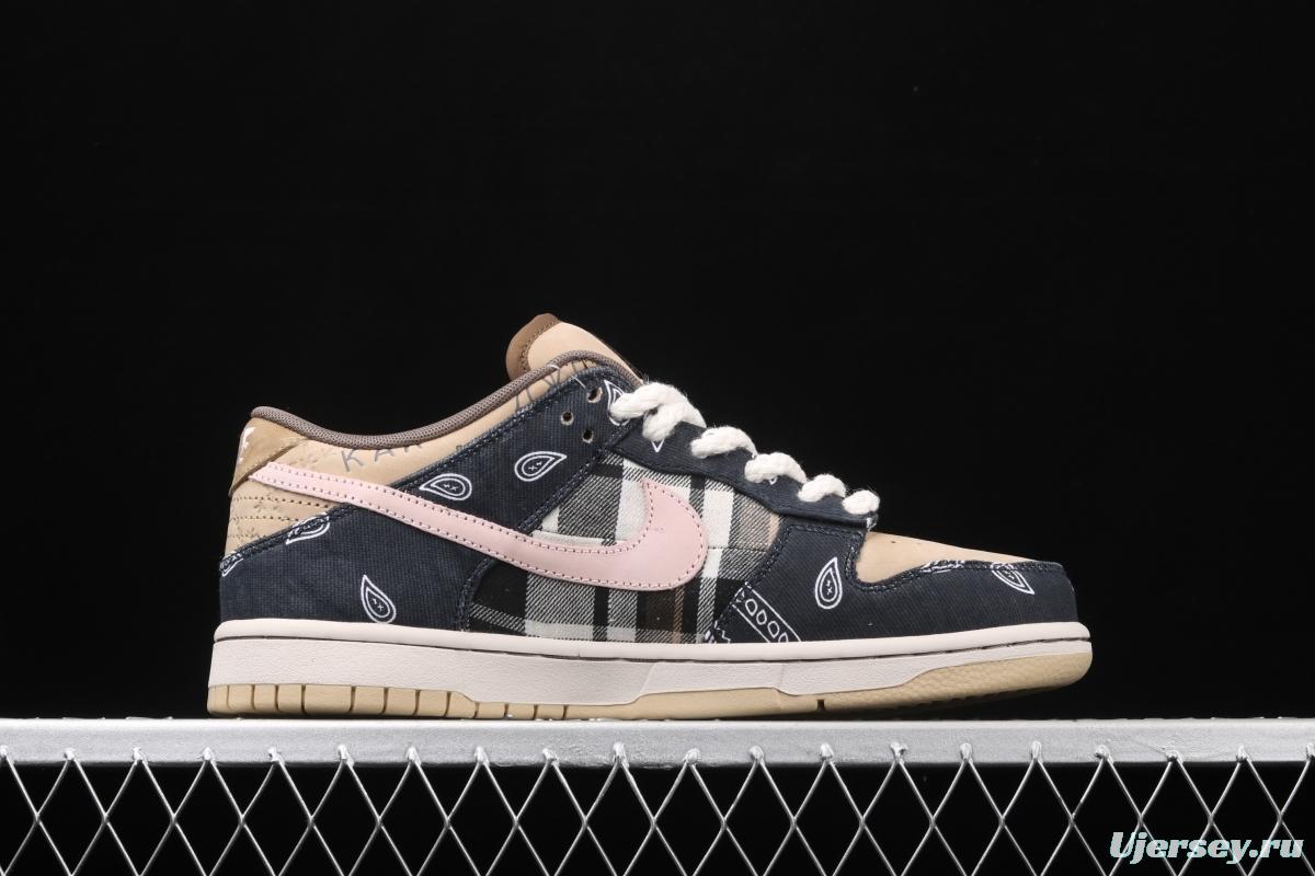 Travis Scott × SB DUNK joint name board shoes cashew fruit CT5053-001