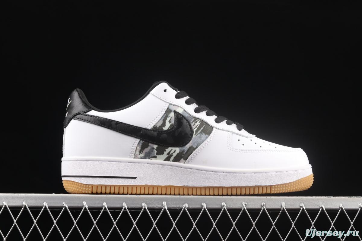 NIKE Air Force 11607 Prm/Clot leopard print black-and-white low-side leisure sports board shoes CZ7891-100