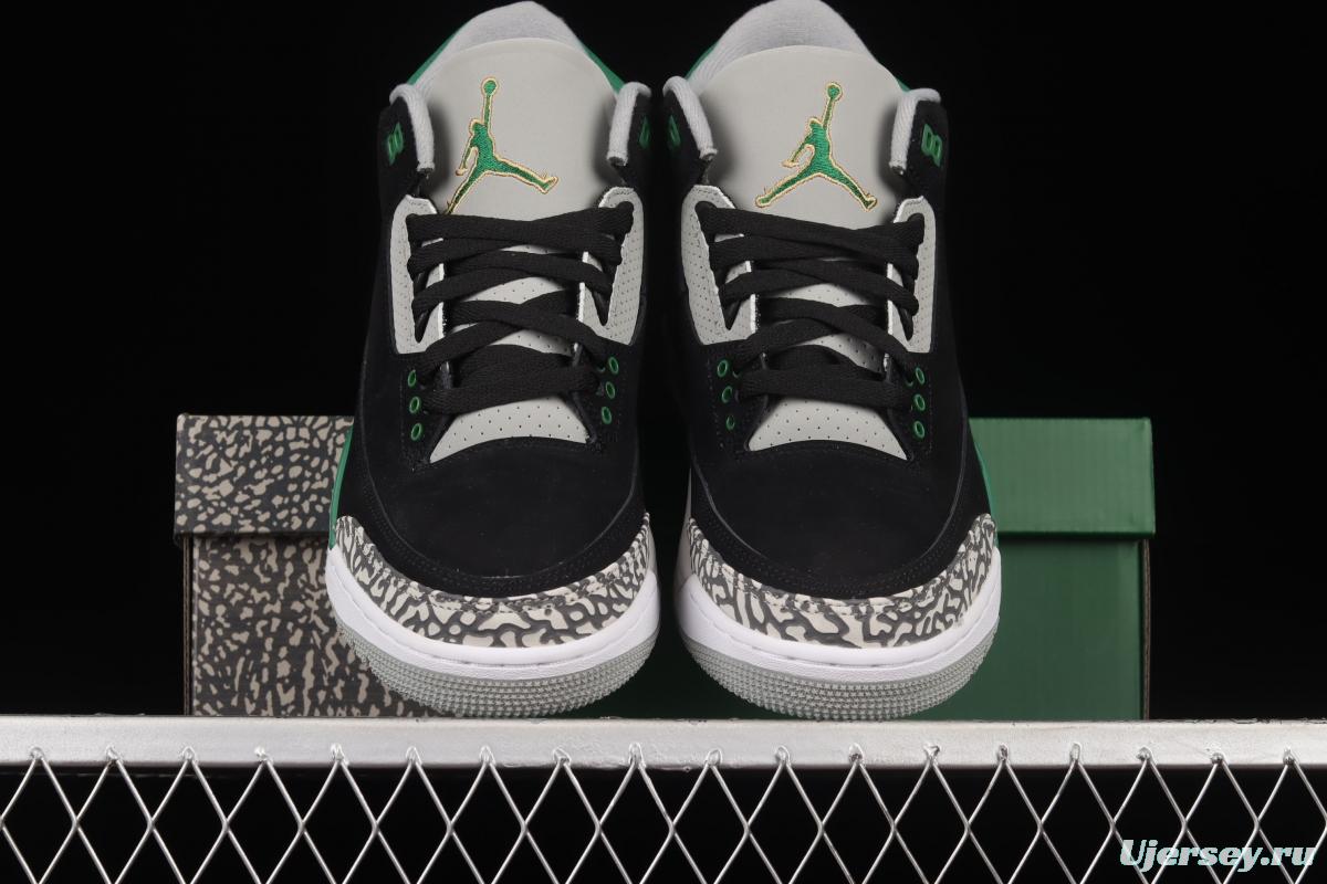 Air Jordan 3 Retro Racer Blue AJ3 Joe 3 Black Green CT8532-030