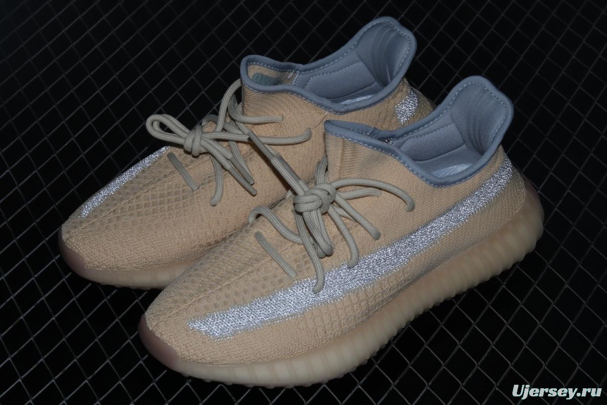 Adidas Yeezy Boost 350 V2 Linen FY5158 Darth Coconut 350 second generation flax full star BASF Boost original