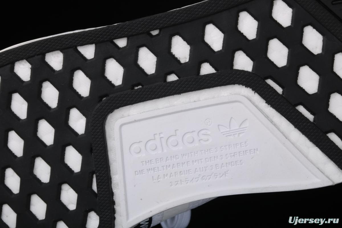 Adidas NMD_R1 Boost Originals Taping EF3326 White Samurai