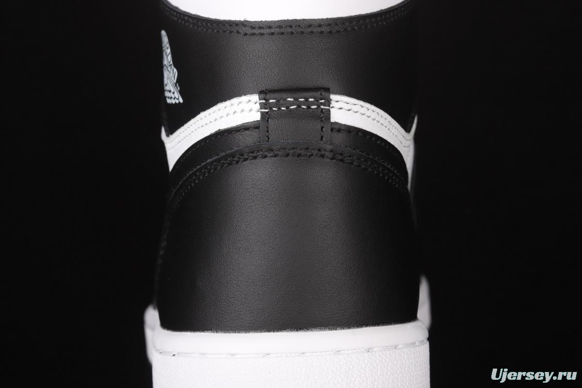 Air Jordan 1 High high band white and black 555088-010