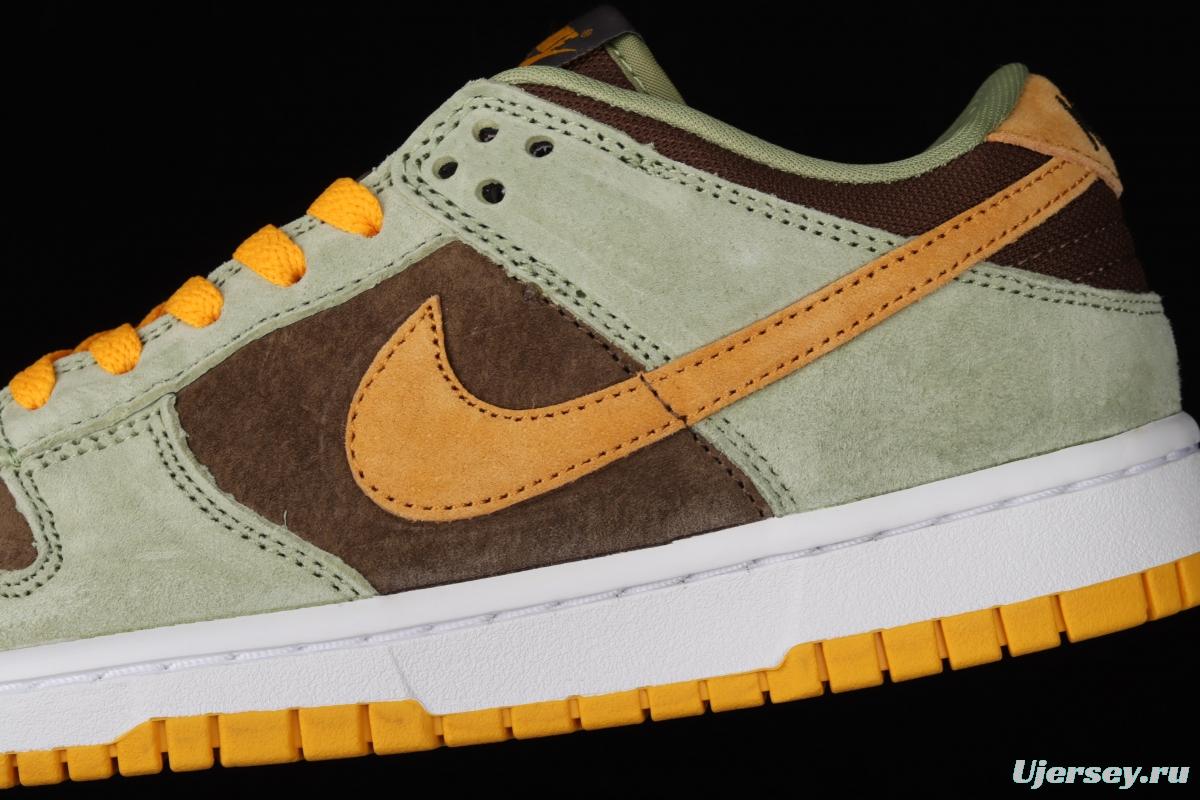 NIKE SB DUNK Low Prm green brown orange SB rebound fashion casual board shoes DH5360-300