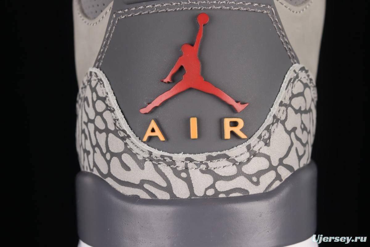 Air Jordan 3 Cool Grey AJ3 Joe 3 Grey Wolf CT8532-012