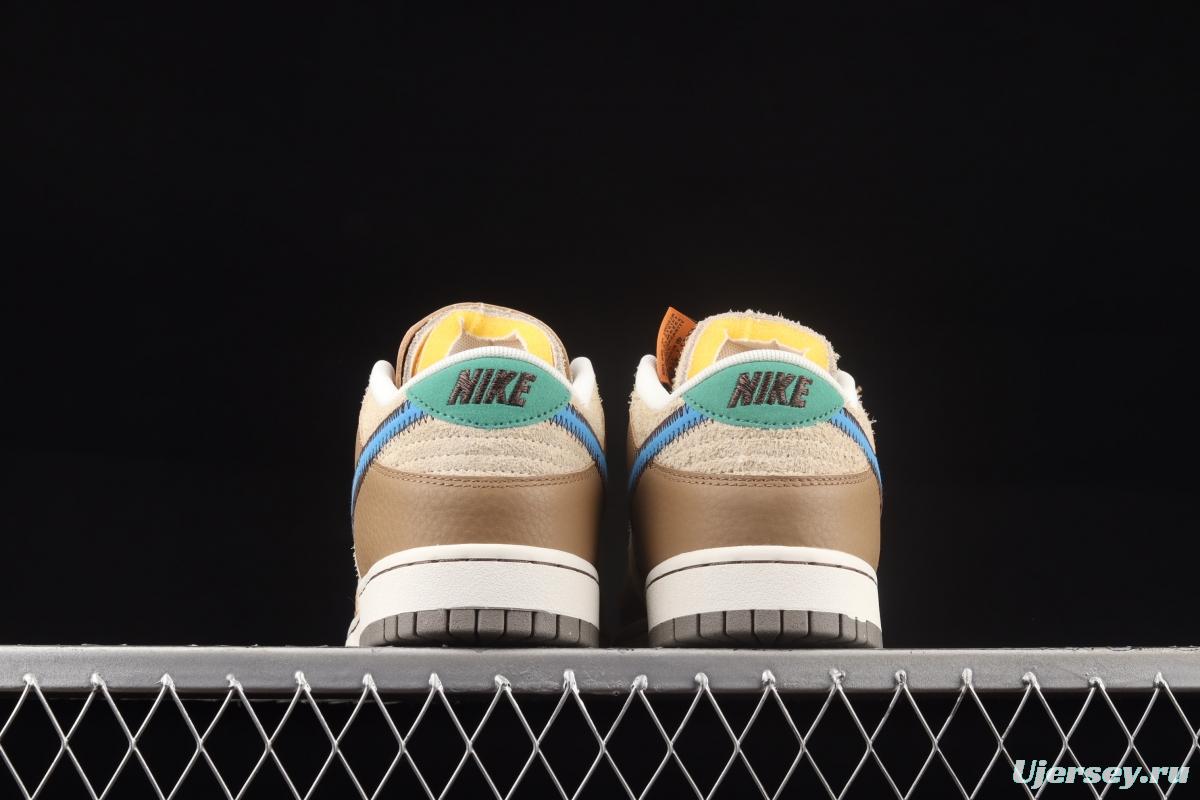 Size x NIKE DUNK Low Dark Driftwood Slam Dunk Series low-top leisure sports skateboard shoes DO6712-200