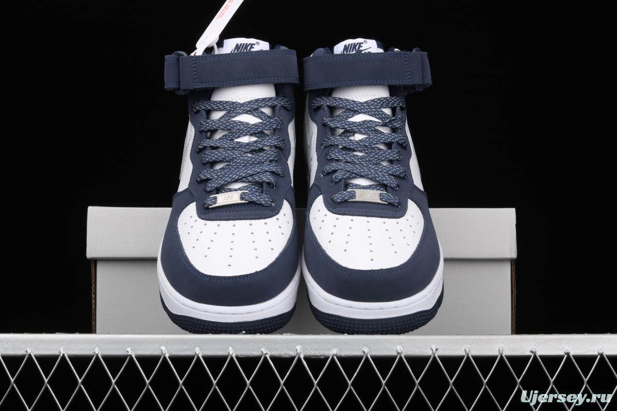 NIKE Air Force 11607 Mid midnight blue Zhongbang casual board shoes AQ2263-115