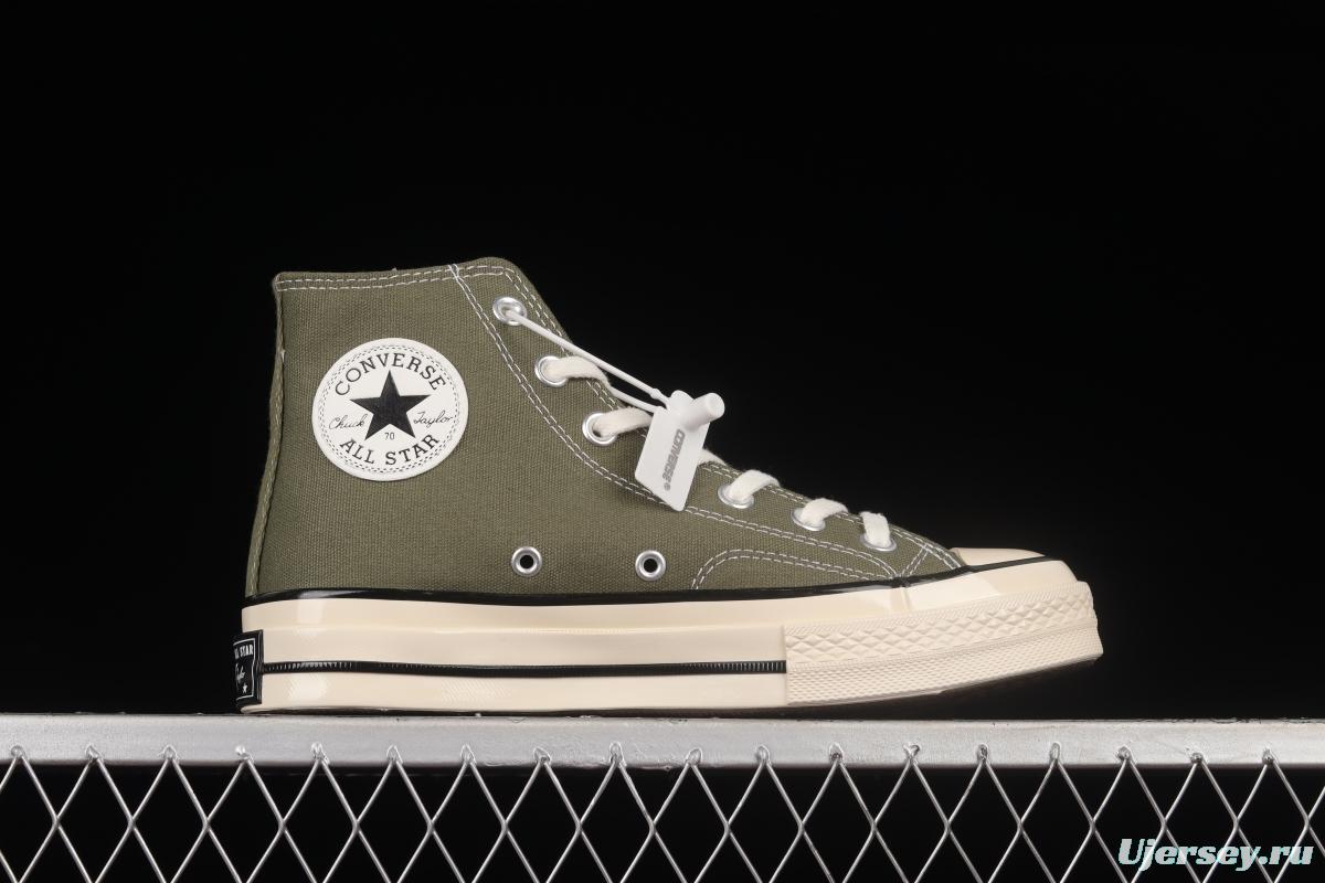 Converse 1970s Evergreen high-top vulcanized casual shoes 162052C