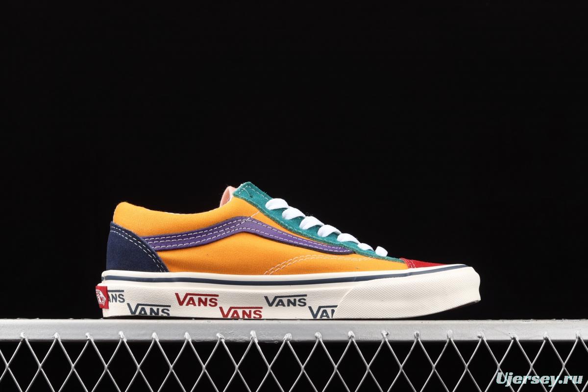 Vans Style 36 ice cream cream blue matching mandarin duck low upper board shoes VN0A54F66T6