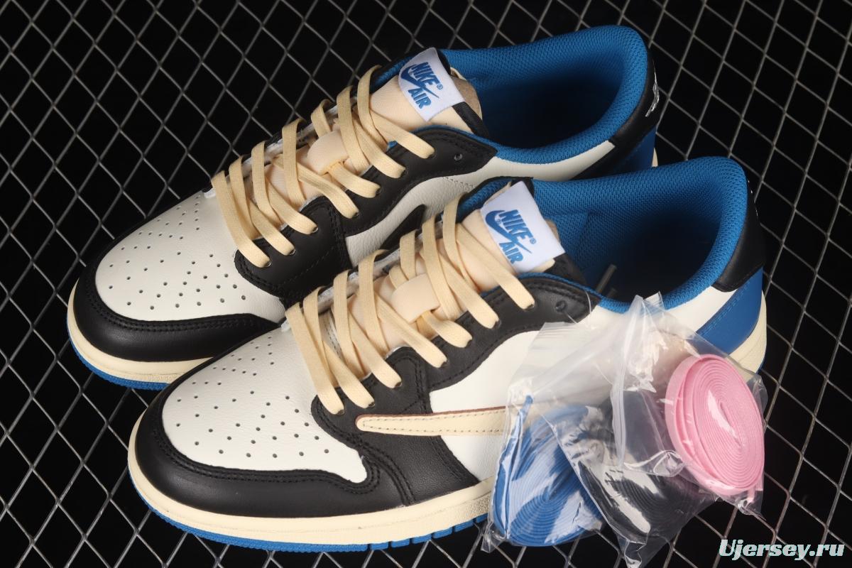 Travis Scott x Air Jordan 1 High OG Lightning inverted low side DM7866-140