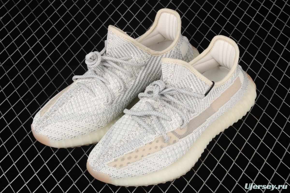 Adidas Yeezy 350 Boost V2 FV3254 Darth Coconut 350 second generation beard white hollowed-out star BASF popcorn