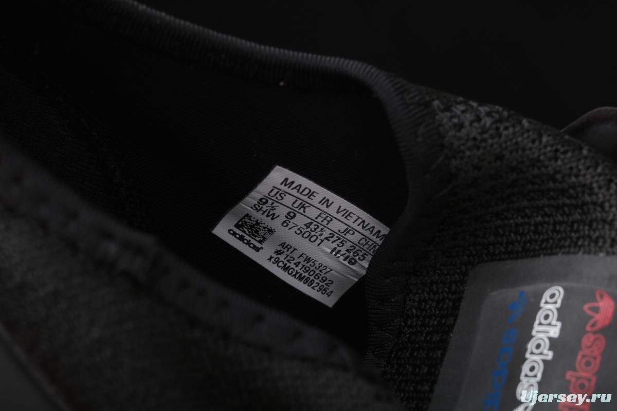 Adidas NMD R1 Boost V2 FW5327 second generation elastic knitted noodles fish scale popcorn running shoes