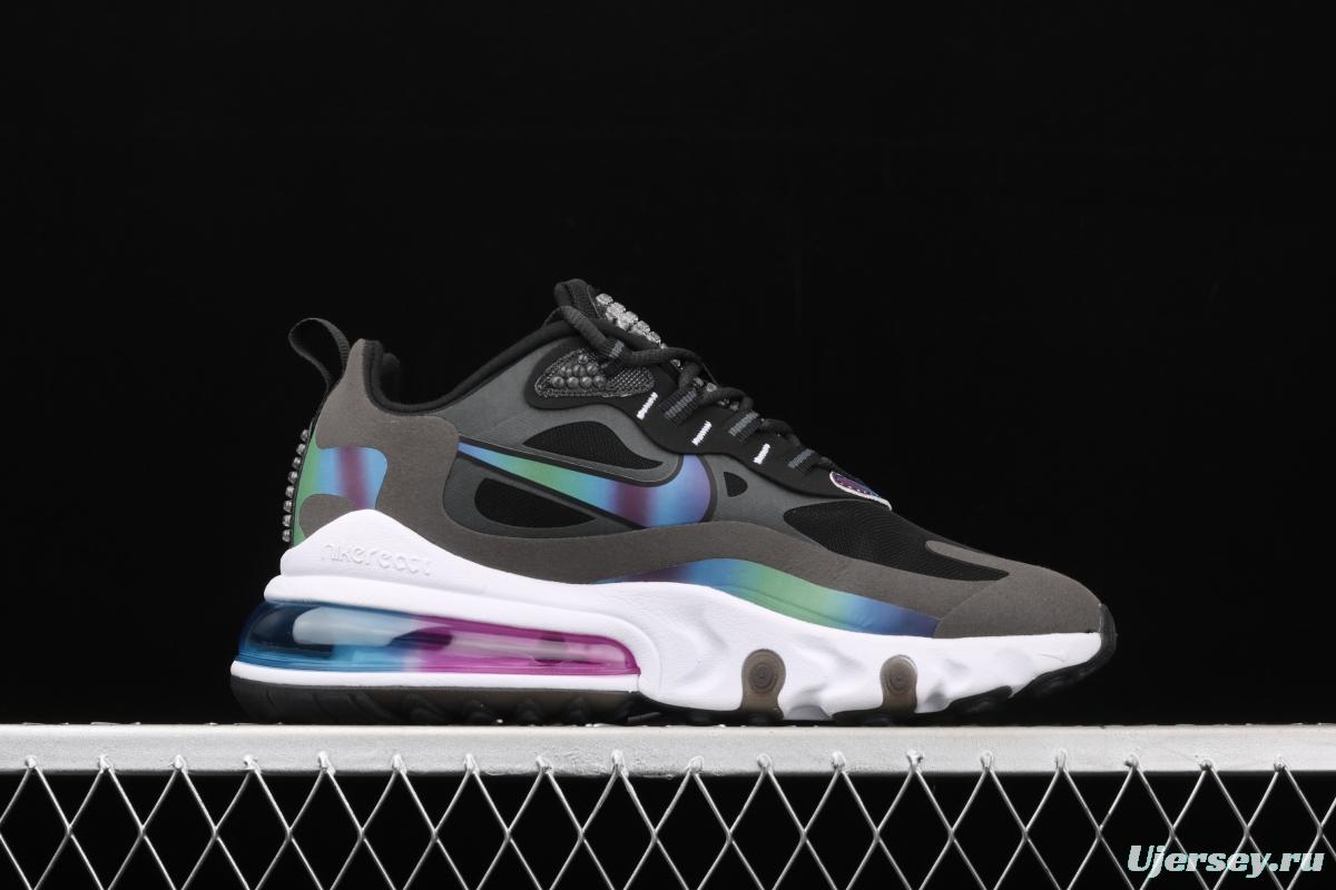 NIKE Air Max 270React new high-frequency mesh function half-palm air cushion cushioning running cloth shoes CT5064-001
