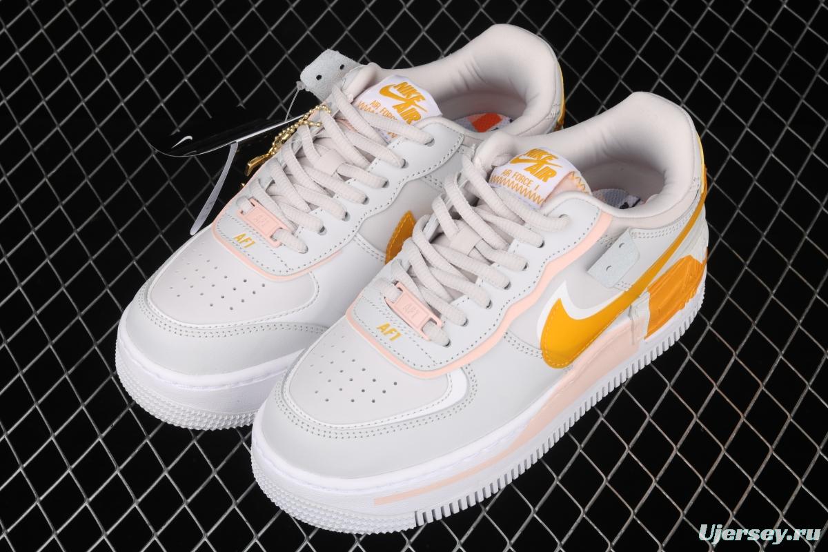 NIKE Air Force 1 ShAdidasow light weight heightened low-top 100-board shoes CQ9503-001