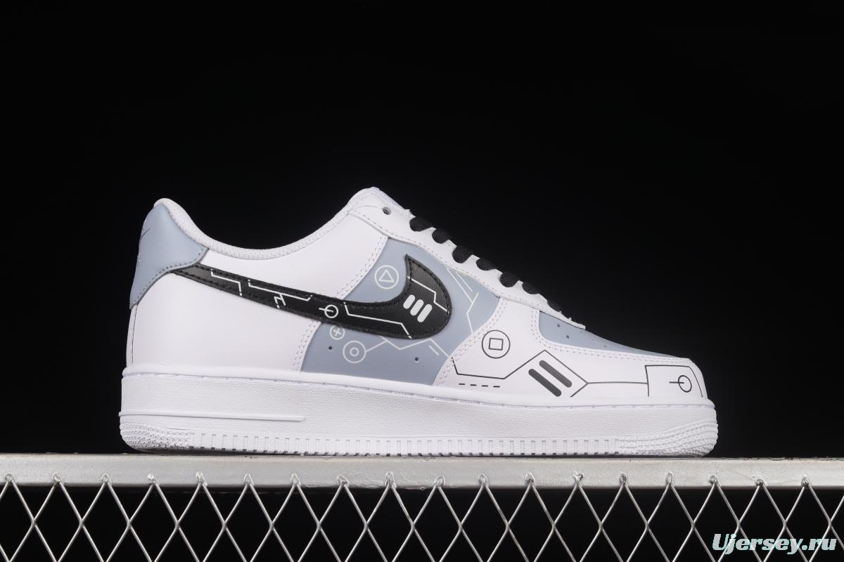 NIKE Air Force 1'07 Low Video Game Theme Low Top Sports Casual Sneakers CW2288-111