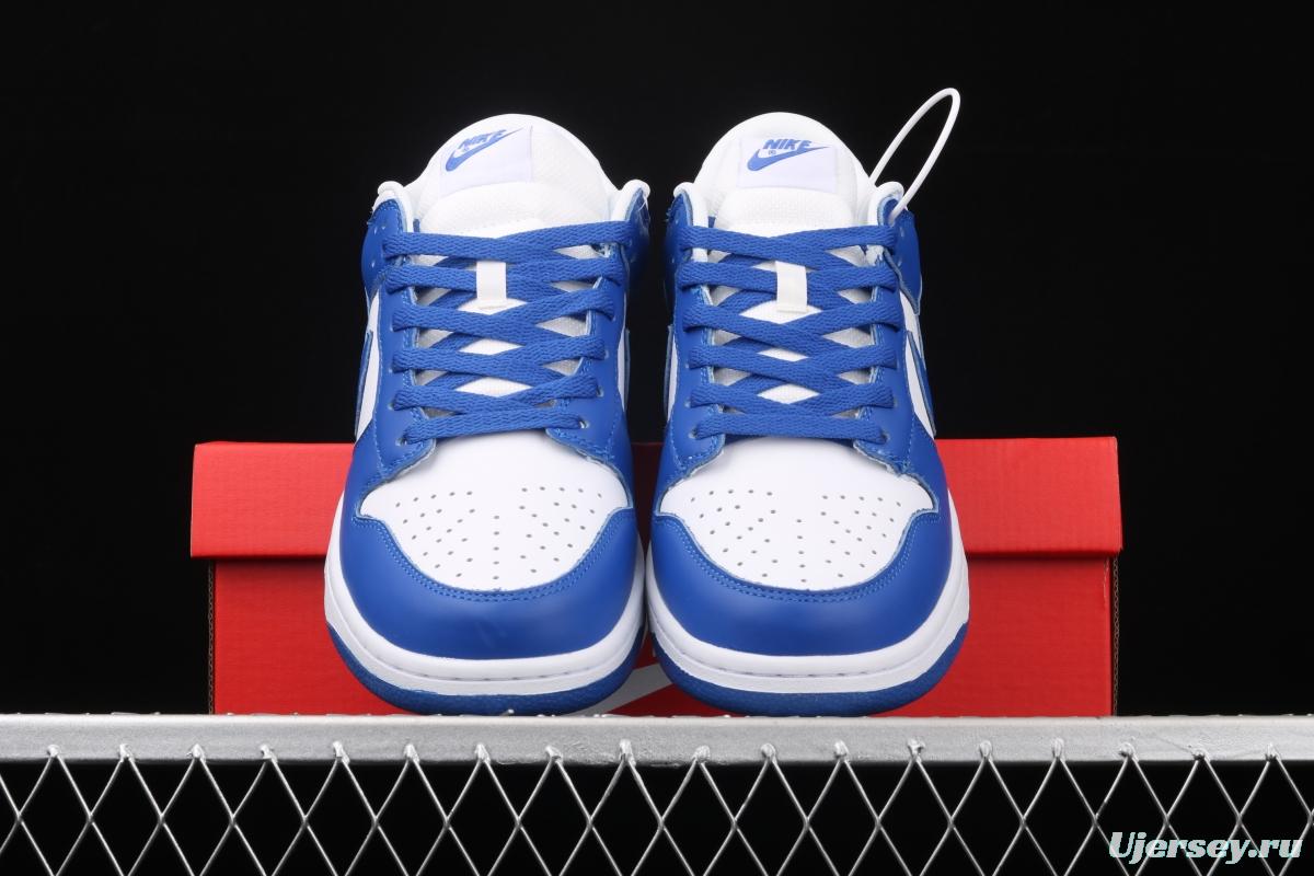 NIKE SB DUNK Low Pro Kentucky White Blue University of Kentucky Board shoes CU1726-100