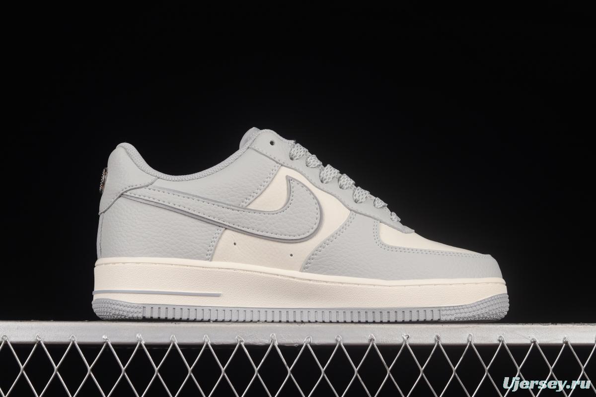 Stussy x NIKE Air Force 1 Low Stussy Co-branded White Gray White Reflective Starry Low Top Casual Sneakers ST2022-616