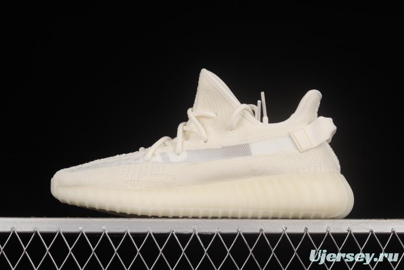 Adidas Yeezy 350 Boost V2 Pure Oat HQ6316 Pure White 2.0 Color Matching BASF Boost Original Bottom