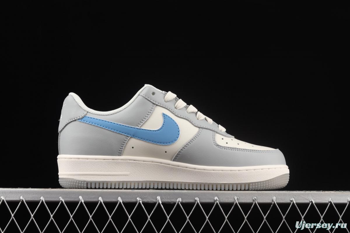 NIKE Air Force 1 Low white and gray color 3M reflective low-top casual board shoes DH2296-668