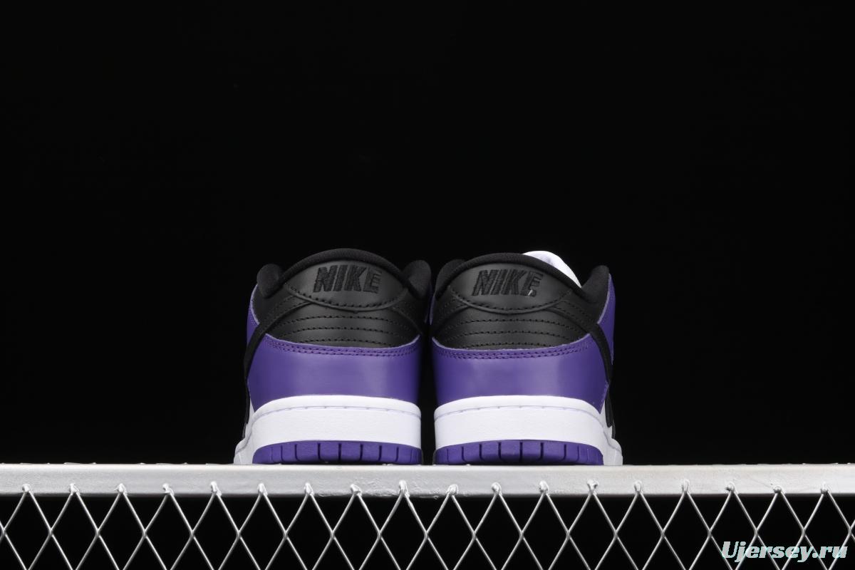 NIKE SB DUNK Low Court Purple black and purple North Carolina low-top leisure sports skateboard shoes BQ6817-500