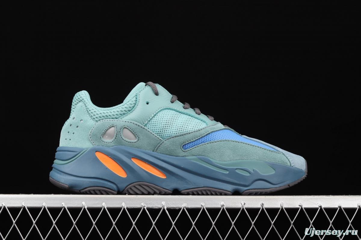 Adidas Yeezy Boost 700 Sea Blue GZ2002 Kanye coconut 700 sea blue running shoes BASF popcorn