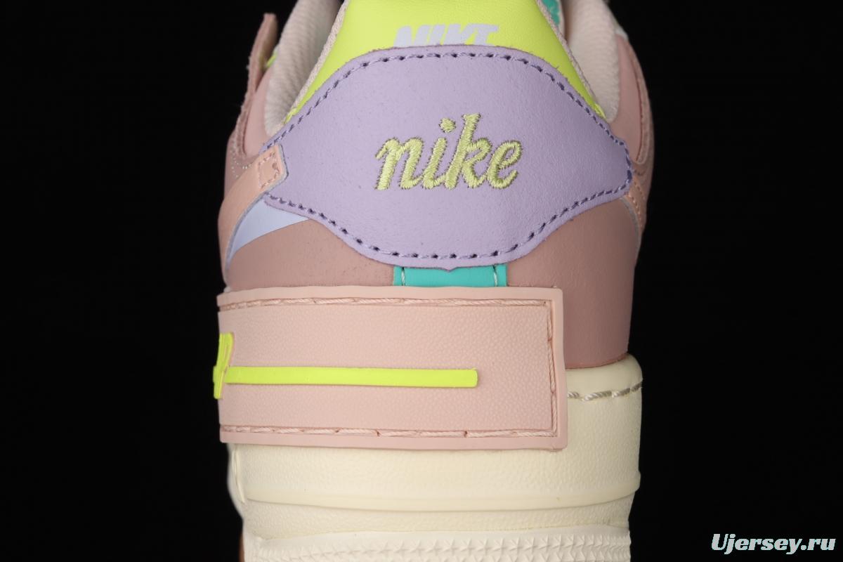 NIKE Air Force 1 ShAdidasow light weight heightened low-top 100-board shoes CI0919-700