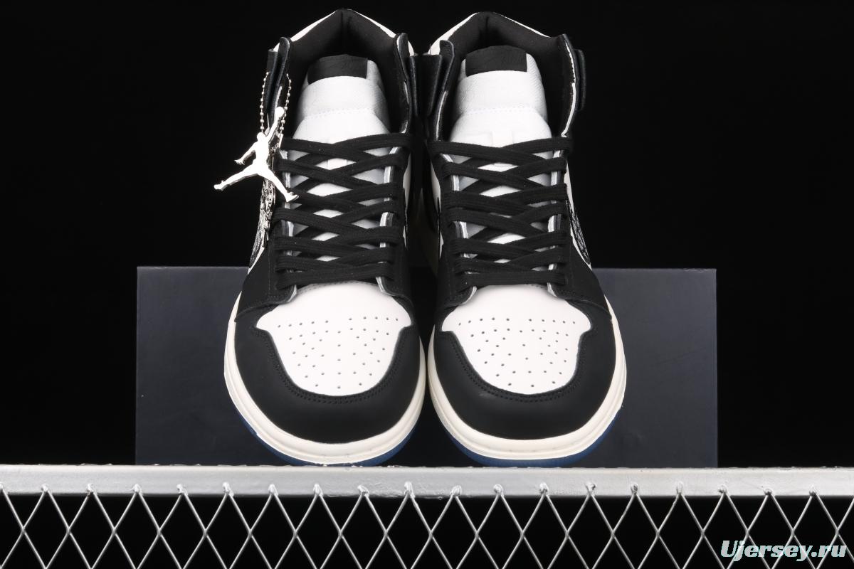 Dr x Air Jordan 1 High Dior co-signed black and white high gang CN8607-001