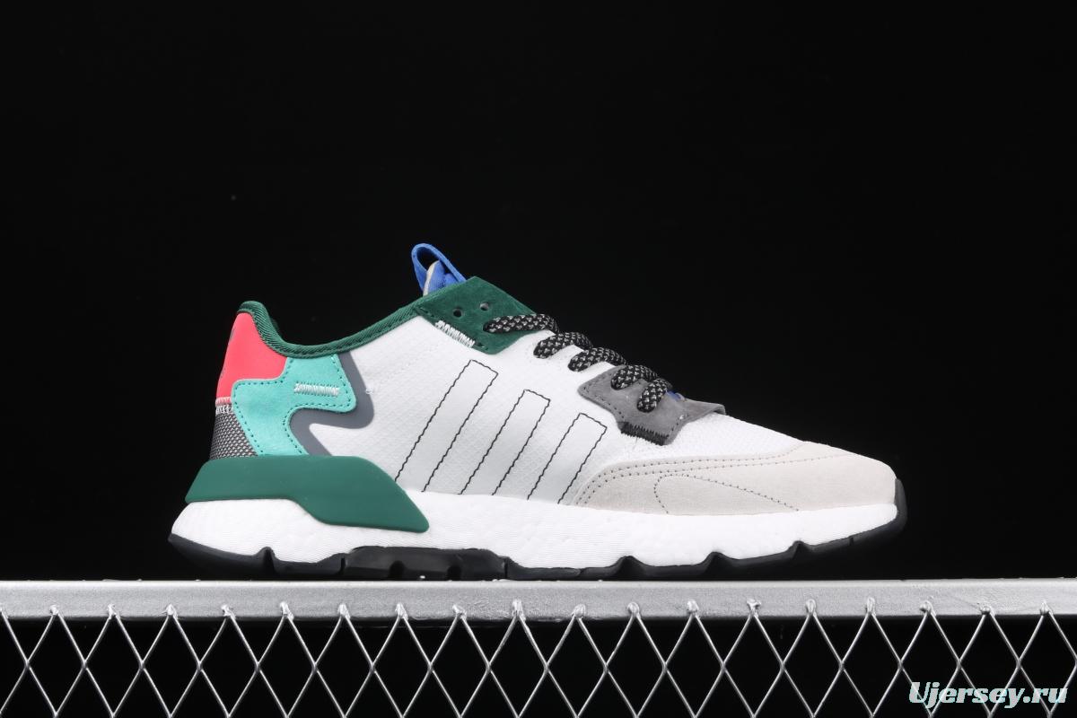 Adidas Nite Jogger 2019 Boost FU6843 3M reflective vintage running shoes