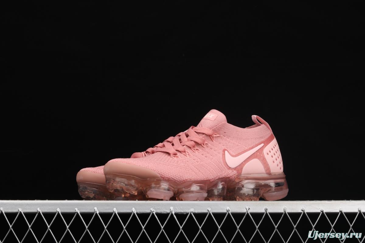 NIKE Air Vapormax Flyknt 2019 full palm air cushion running shoes 942843-600