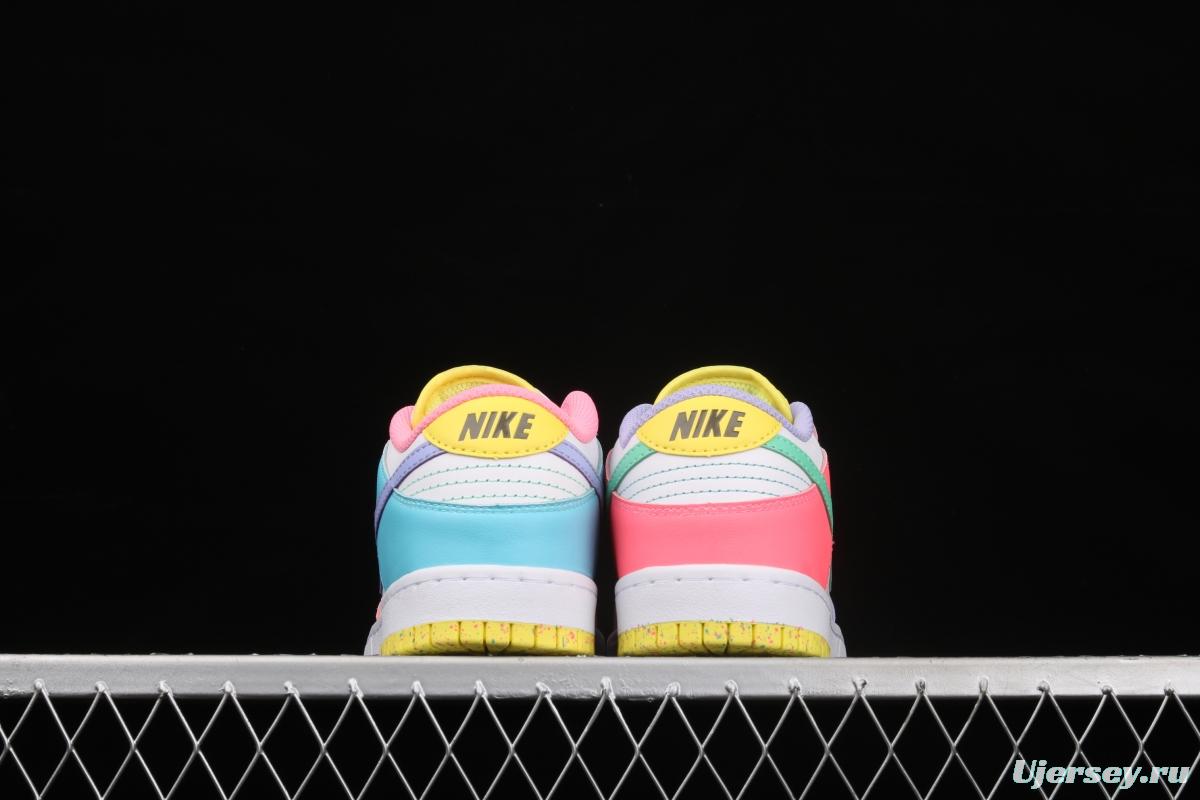 NIKE SB DUNK Low SE Candy egg / candy mandarin duck dunk series low side leisure sports skateboard shoes DD1872-100