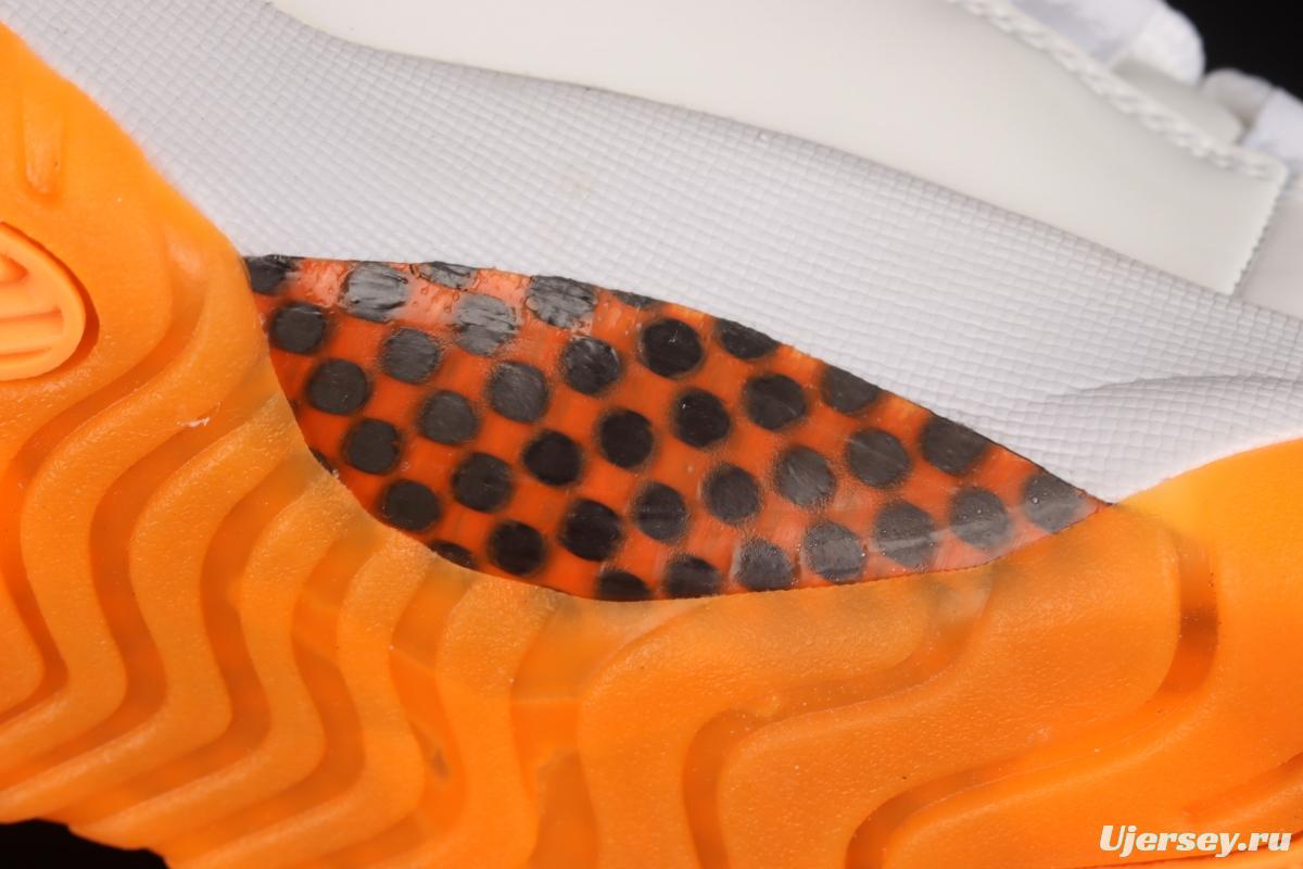 Air Jordan 11 Bright Citus 11 White Orange low Top Basketball shoes AH7860-139