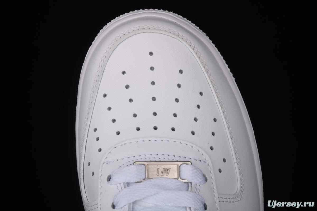 21NIKE Air Force 1x07 all-white low-top leisure sports shoes 315122-111,