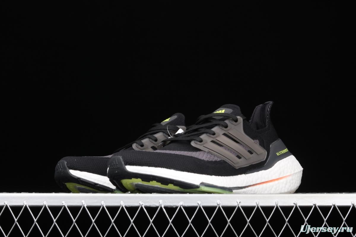 Adidas Ultra Boost 21 Consortium FY0374 Das new thick-soled popcorn running shoes