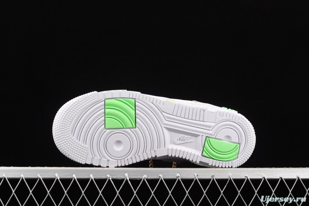 NIKE Air Force 1 Pixel deconstructs Leisure Board shoes DD2330-511L