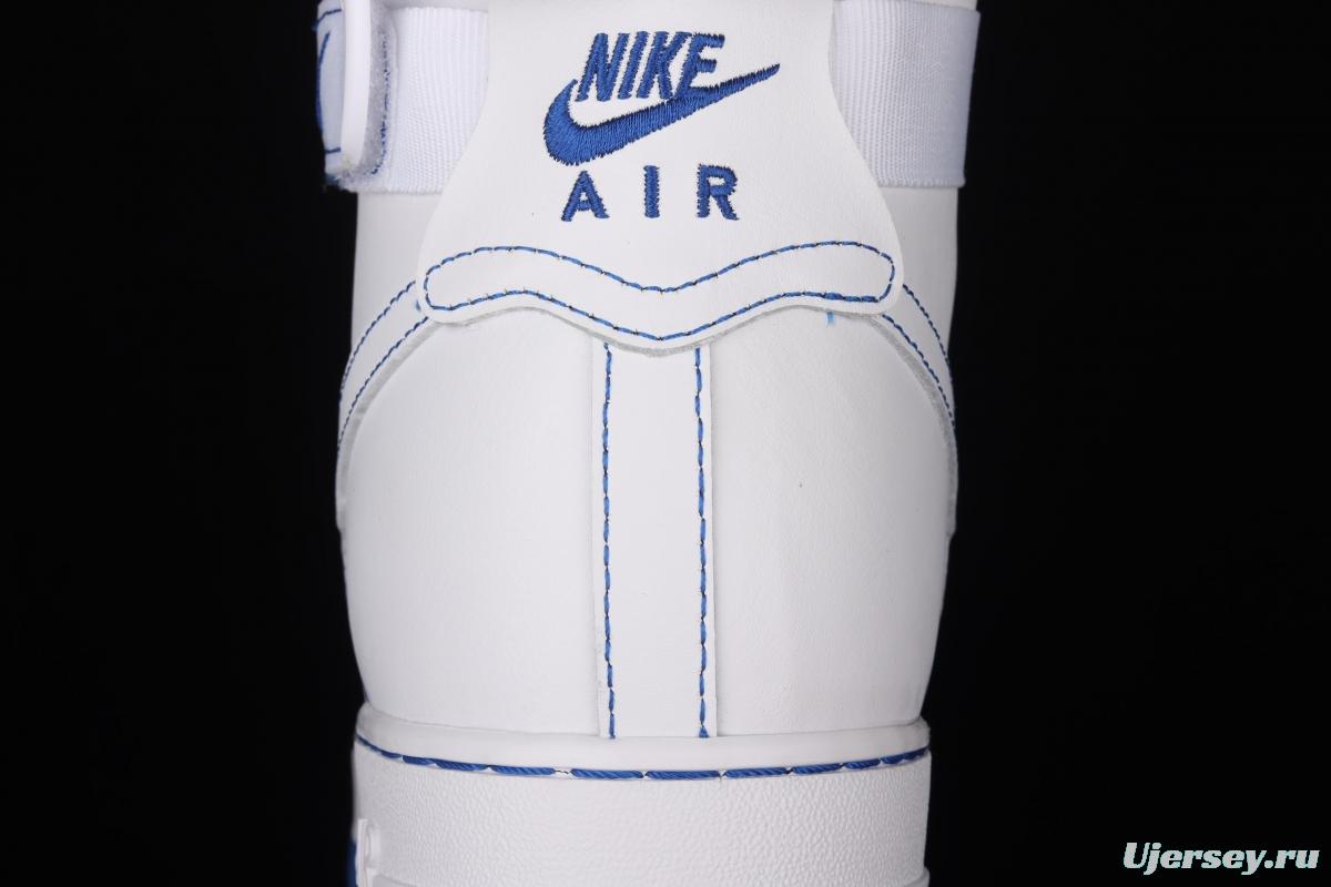 NIKE Air Force 1 High'07 white and blue high top casual board shoes CV1753-101