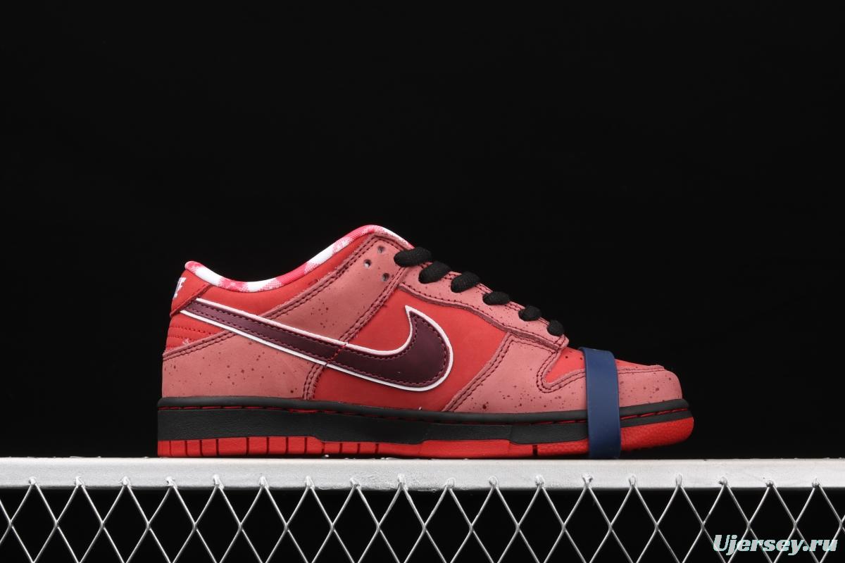 Concepts x NIKE DUNK Low Pro SB Red Lobster red lobster with full head layer 313170-661