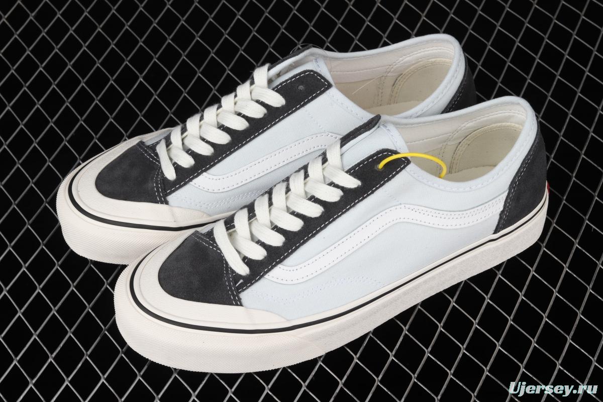 Vans Style 36 grayish blue new half-crescent toe low-top casual board shoes VN0A3DZ32BR