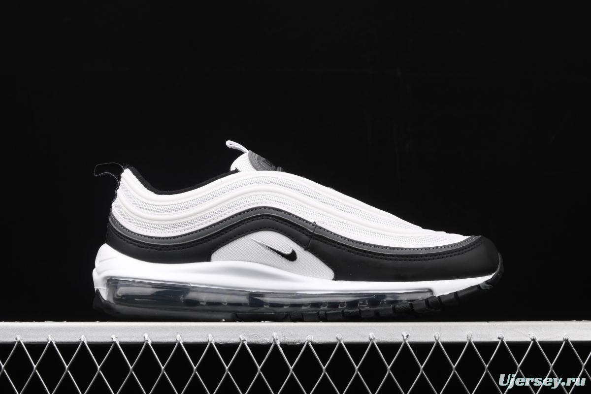 NIKE Air Max 97 white and black color matching bullet air cushion running shoes DC3494-990